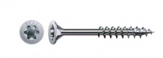 SPAX vis a bois 5x100/61mm tete fraisée TXS,W,4C MH filetage partiel