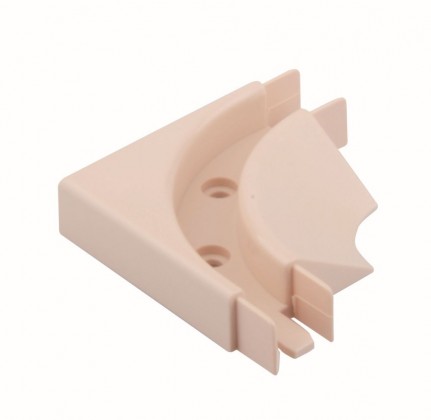 REHAU angle rail de guidage a vis beige bouleau