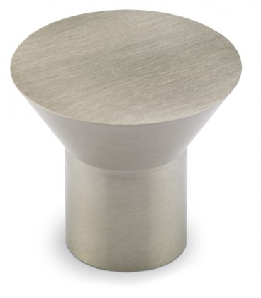 HETTICH 9070740 Bouton DANUM d25 mm inox brossé