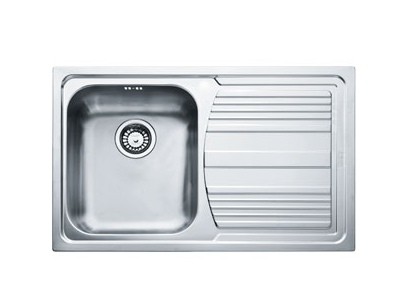 FRANKE évier LLL 611/7L 790x500mm inox structure tissée