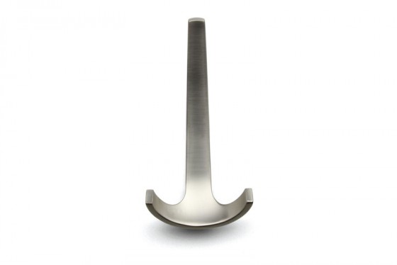 TULIP Porte-manteau Dona nickel mat + vis