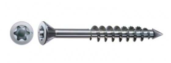 SPAX vis a bois M4x45/30mm tete fraisée TXS,W,C filetage partiel