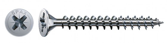 SPAX vis a bois 3x16mm tete fraisée PZ W 4C MH