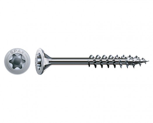 SPAX vis a bois 4x70/37mm tete fraisée TXS W 4C MH filetage partiel