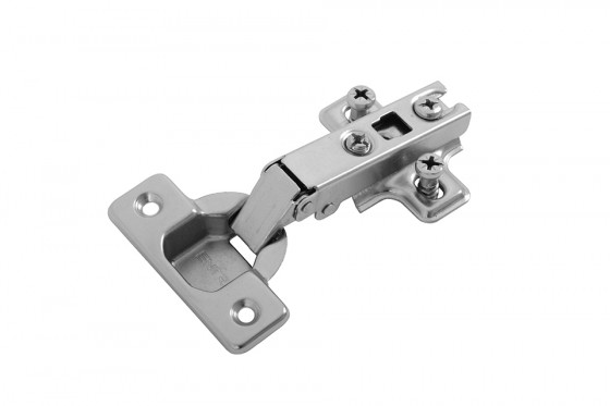 StrongHinges S1 charniere appliquée avec rondelle H0 et vis euro, slide-on