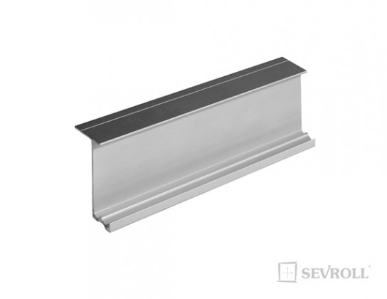 SEVROLL 03064 Optima guidage supérieur 2m argenté