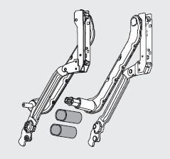BLUM 21L3900.01 bras 450-580 HL pour Servodrive