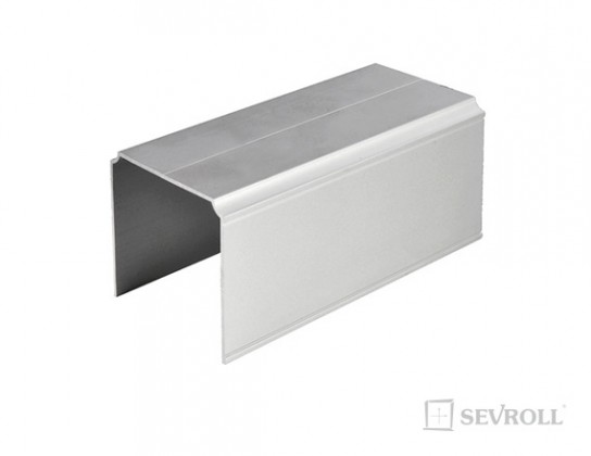 SEVROLL 03074 Top guidage supérieur simple 3m argent
