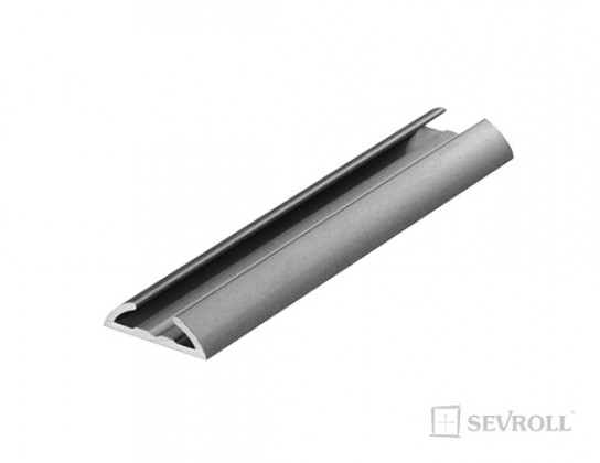 SEVROLL 00912 First guidage supérieur/inférieur 3m argent