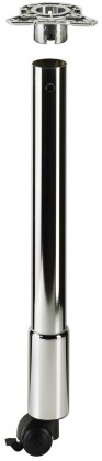 HETTICH 70212 Femi pied de table 650/60 mm mat noir