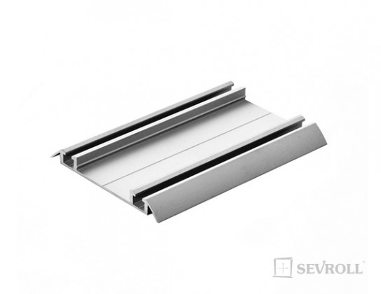 SEVROLL 02851 Doubler II guidage inférieur 3m argent