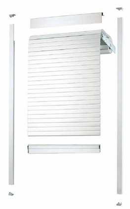 REHAU metallic-line ensemble 25mm 600x1000 inox