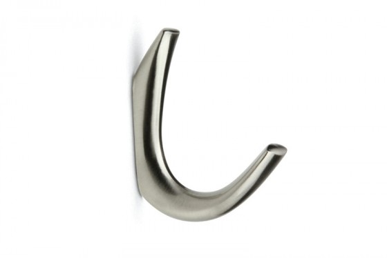 TULIP porte-manteau Belluna nickel brossé + vis