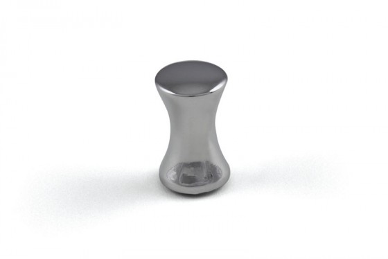 TULIP bouton Ruza chrome brillant + vis