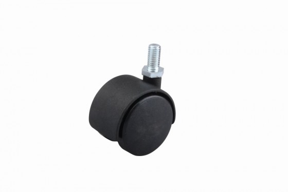 StrongCastors roue 40mm axe M8x15mm noir