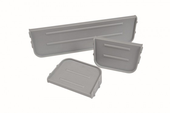 Division grande pour buffets Scoop II gris