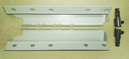 BLUM Z30D000SL45 Antaro, supports arriere D pour Space Corner, gris