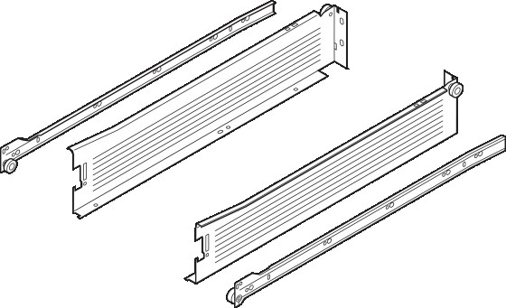 BLUM 320M4000C15 Metabox 86/400mm grey