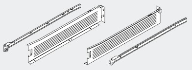 BLUM 320M5500C15 Metabox, tiroir M 550mm, blanc