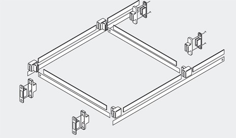 BLUM ZRM.5500 Metabox, Metafile suspension tiroir, blanc
