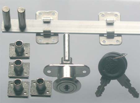 SISO 1018 serrure centrale 600/4 nickel