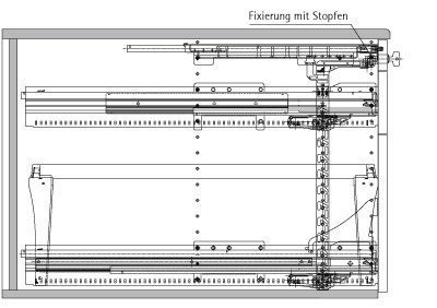 HETTICH 43467 dessin 1:1 Systema Top 2000