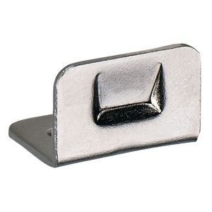 HETTICH 72684 Contre-piece serrure acier nickelé