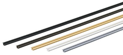 HETTICH 61546 SlideLine 55 guidage supérieur/inférieur 4000mm plastique gris