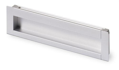 HETTICH 9071075 Poignée Nidum 192 alu anodisé encastrée