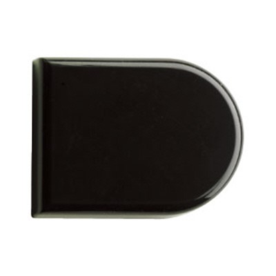HETTICH 70052 cache-vis pour charniere verre 4,0-5,2mm type B (forme D) noir