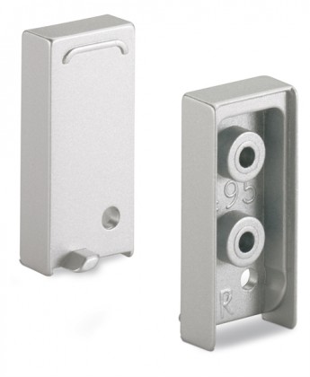 HETTICH 115049 Poignée CAPRIS conv L+P nickel mat