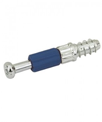 HETTICH 20060 goujon Twister DU 262 T, 24,5 mm, galva, bleu