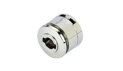 HETTICH 72682 serrure type 320 pour porte verre Nickel