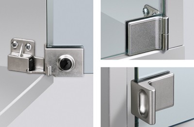 HETTICH 24908 ET 5150 charniere verre 170° ensemble ressort