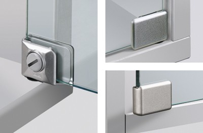 HETTICH 20870 ET 150 charniere verre 105° ensemble sans ressort