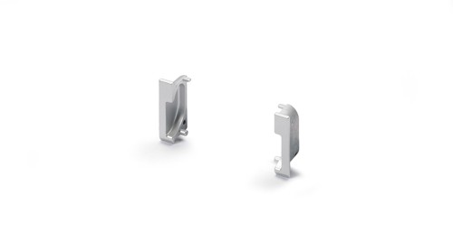 HETTICH 115298 Poignée SPIRA ensemble de terminaisons alu anodisé HETTICH 115298 Poignée SPIRA ensemble de terminaisons alu anodisé