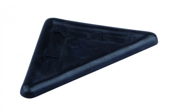 STRONG glissiere d'angle 4mm noire