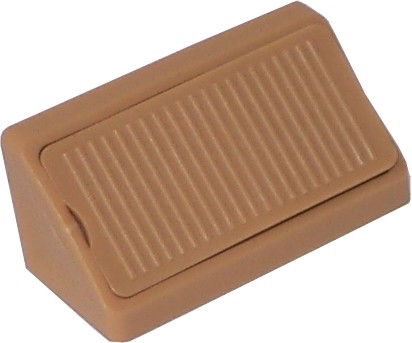 Équerre de liaison plastique double 42mm hetre