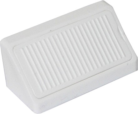 Équerre de liaison plastique double 42mm blanc