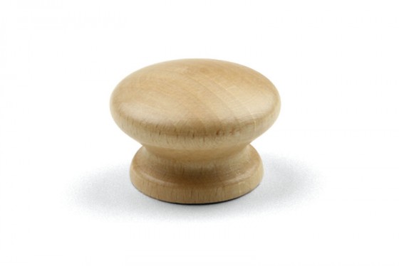TULIP Knob Jacek beech lacquered+screw TULIP Knob Jacek beech lacquered+screw