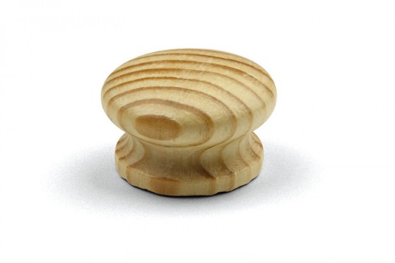 TULIP Knob Jacek pine lacquered+screw TULIP Knob Jacek pine lacquered+screw