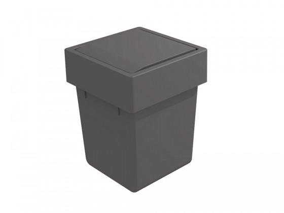 GOLLINUCCI Trieur porte avec couvercle pivotant 174x176x229mm 1x5l anthracite