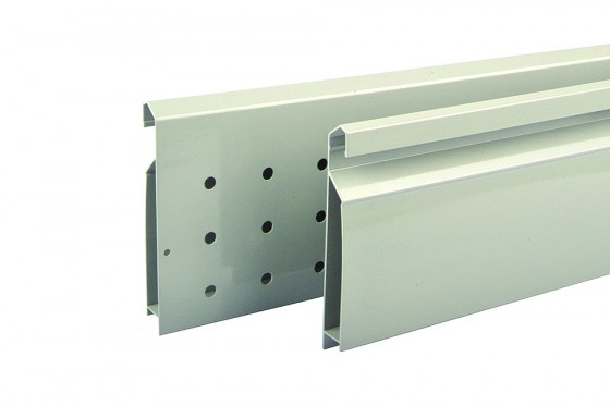 StrongBox côté rehaussé 450mm, double, gris StrongBox côté rehaussé 450mm, double, gris