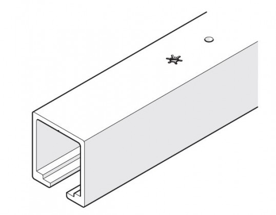 HAWA 14868 quincaillerie intérieure coulissante 120kg moulure 4m elox