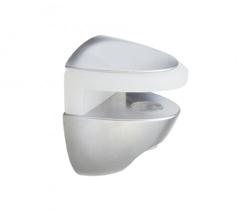 IF Support pour étagere verre Cobrone satiné chrome IF Support pour étagere verre Cobrone satiné chrome