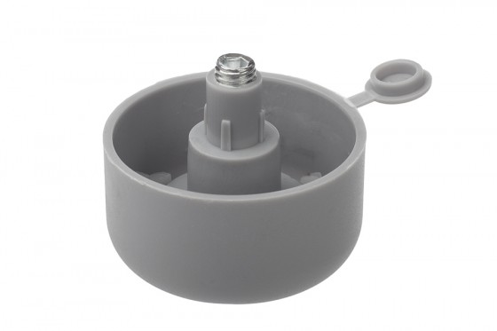 STRONG glissiere avec rectification hauteur 27mm gris