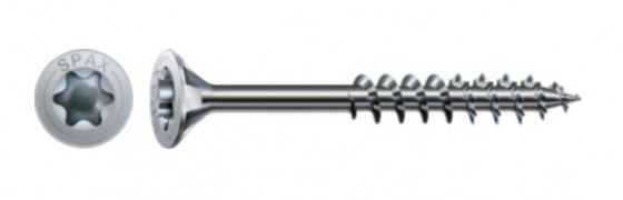 SPAX vis a bois 3x40/23mm tete fraisée TXS,W,4C MH filetage partiel