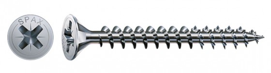 SPAX vis a bois 3x20 tete fraisée PZ, W, 4C MH