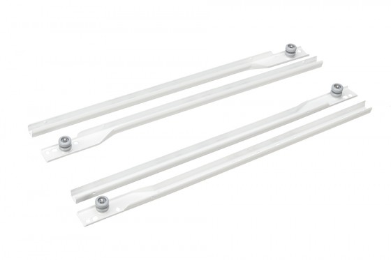 StrongWire Tiroir coulissant roue roller pour corps 16mm blanc