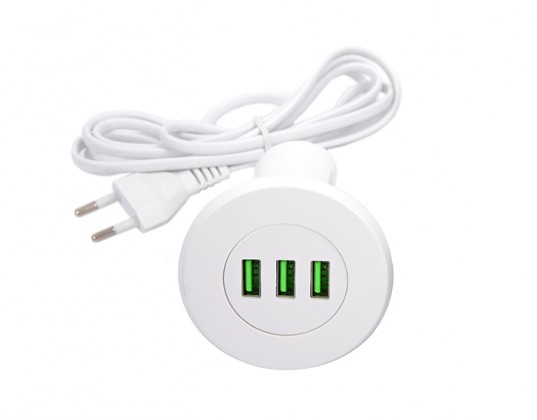 StrongPower chargeur usb, 3x sorties de charge, blanc StrongPower chargeur usb, 3x sorties de charge, blanc